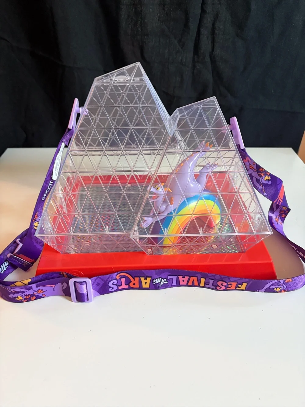 Figment Rainbow Vinyl Epcot popcorn bucket